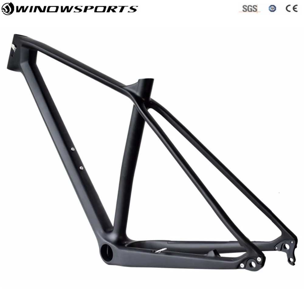 29er горный велосипед карбоновая рама опорная ось сквозь 142x12 и QR 135x9 MTB Размер XS/S/M/L