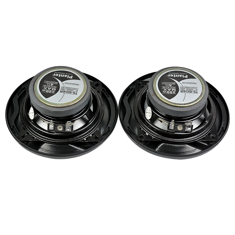 2 шт. 4 дюйма способа автомобиля коаксиальные динамики 4Ohm 250 Вт купольный твитер