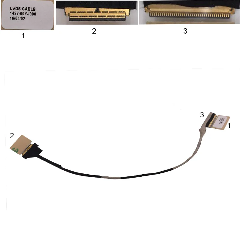 Новый ЖК-светодиодный видеокабель для ASUS U31 U31SD U31JG U31S U31JC U31IG X35S X35J PN:1422-00YJ000 |
