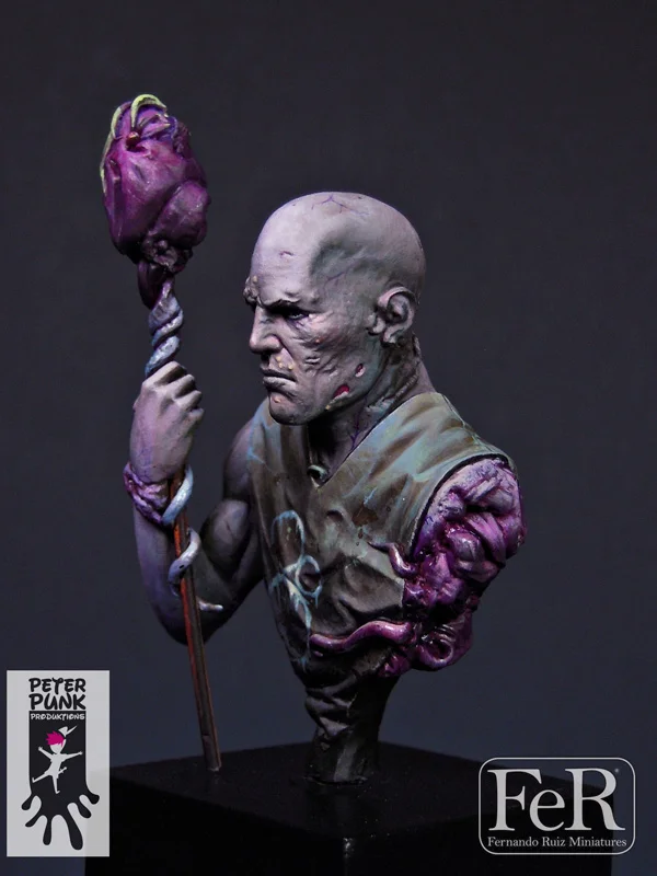 1/16 г. Комплект из смолы с надписью Herald of the Plague объем груди GK фантастическая тема