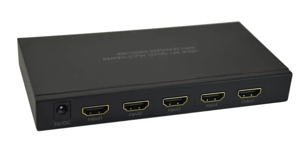 YD-H-SW401S 4x1 HDMI QUAD MULTI-VIEWER с бесшовным переключателем | Электроника