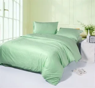 Комплект постельного белья в полоску из натурального хлопка 100% хлопок|cover sheet bed|bed