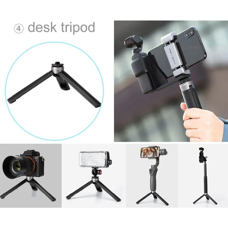 5 вариантов PGYTECH DJI OSMO POCKET 2 держатель для телефона адаптер крепление штатив селфи