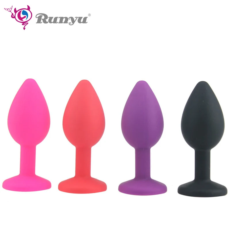 Силиконовая Анальная пробка массажер простаты Вагина для мастурбации
