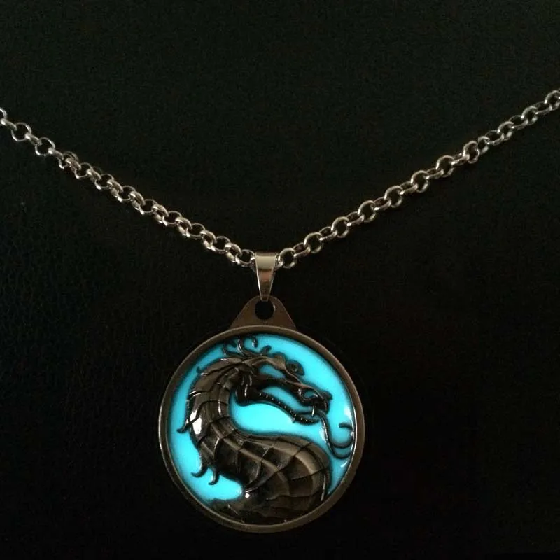 Новинка 2017 светящееся ожерелье в стиле ретро сверкающее панк с изображением