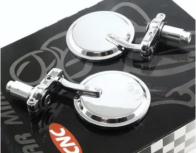 Мотоцикл зеркало CNC алюминиевый руль Конец боковые зеркала заднего вида