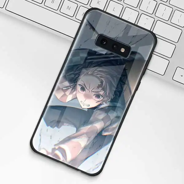 009 Чехол из закаленного стекла для samsung Galaxy S10 S10e S9 S8 S10 Plus Note 9 A50 A30 - Цвет: 009