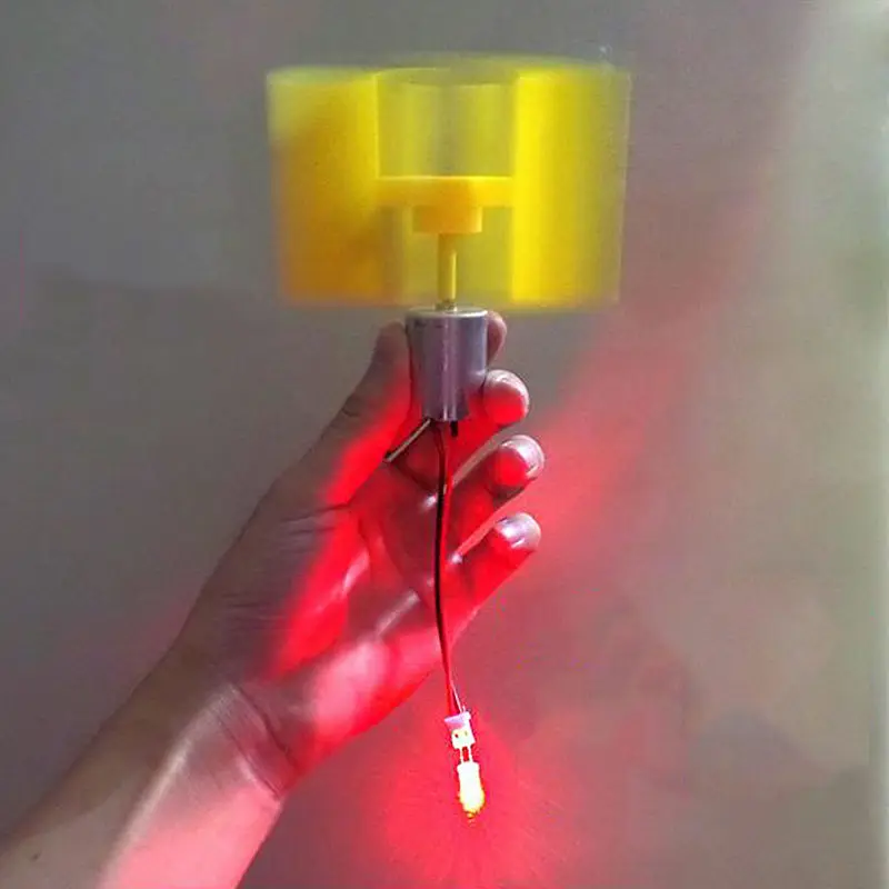 Микродвигатель постоянного тока небольшой светодиодный свет ветровая турбина с