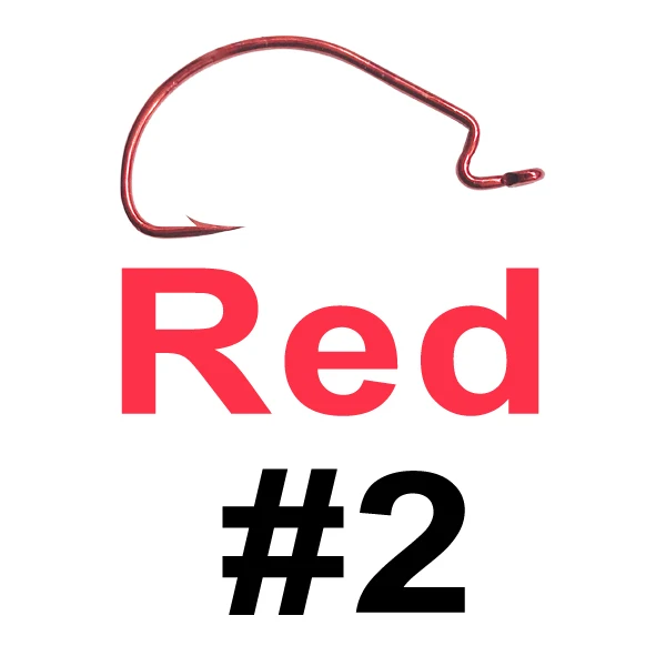 Red 2 Cassyaa 10 шт. рыболовные крючки из высокоуглеродистой стали свинцовая головка кривошипный крючок джиг большой кривошипный крючком Мягкая приманка рыболовные аксессуары KXY051 - Цвет: Red 2