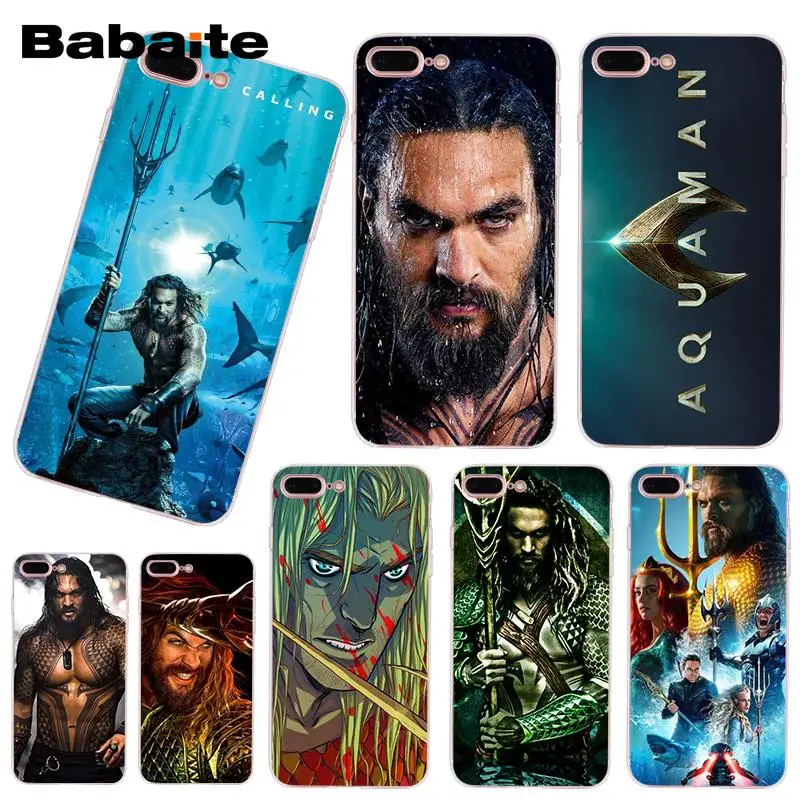 Aquaman мягкие силиконовые чехлы для Apple iPhone 6 7 8 6splus X XS MAX XR 5 5s SE 5C 7plus 6plus чехол