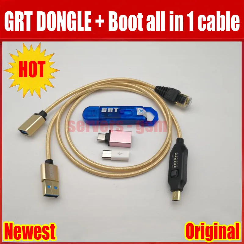 Оригинальный GRT dongle KEY powerful + UMF кабель все в 1 для Qualcom Tool IMEI | Мобильные телефоны и