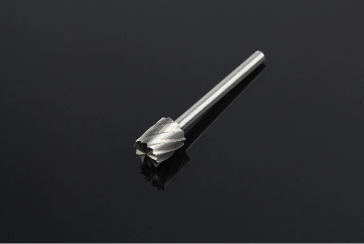Новинка 6 шт. 1/8 HSS Фрезерные фрезы Dremel карбидные роторные заусенцы инструменты
