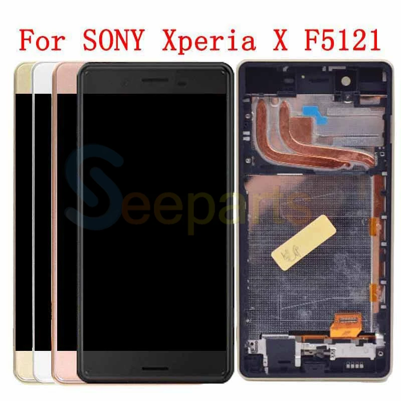 Для Sony Xperia X LCD дисплей кодирующий преобразователь сенсорного экрана в сборе F5122