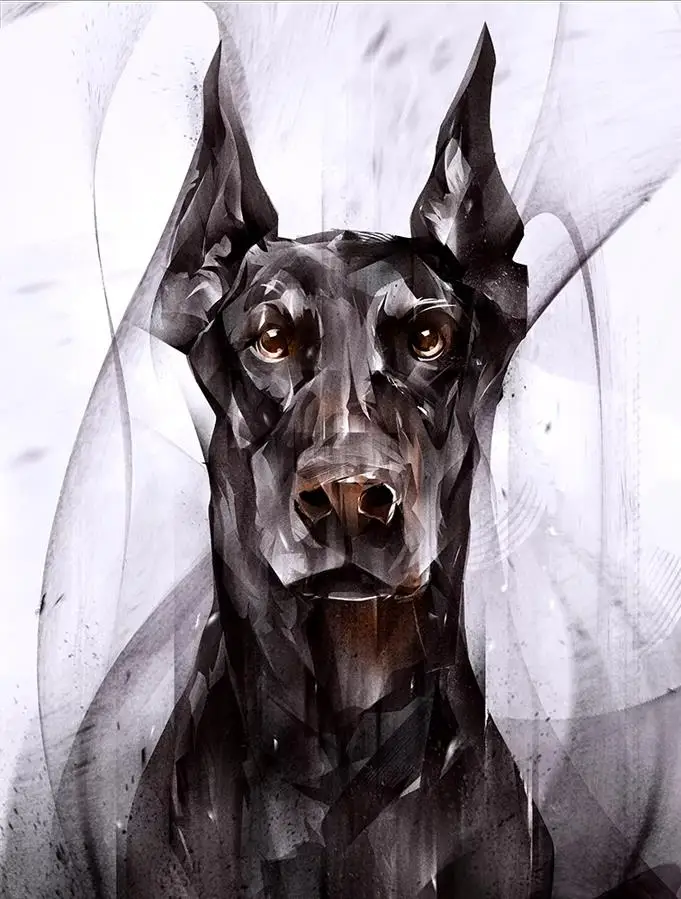 5D алмазная вышивка крестиком, Doberman Pinscher, DIY Алмазная вышивка, полная квадратная 3D Алмазная мозаика, стразы, Новое поступление