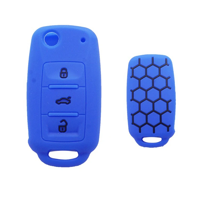 Xinyuexin 3 кнопочный ФОБ для VW Passat Polo Golf Touran Bora Smart Key Shell Protector Holder | Автомобили и