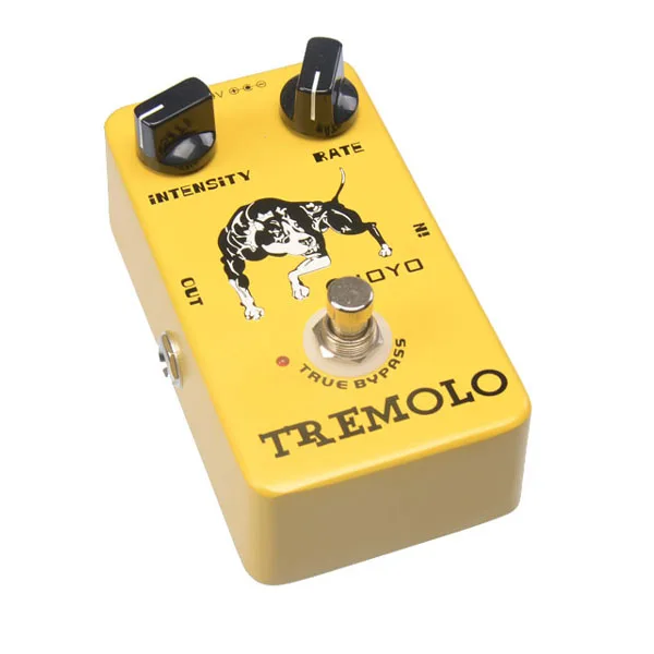 

JOYO JF-09 Tremolo guitar effect pedal tremolo guitar stompbox with One MOOER PC-Z Pedal Connector and One Cover Cap