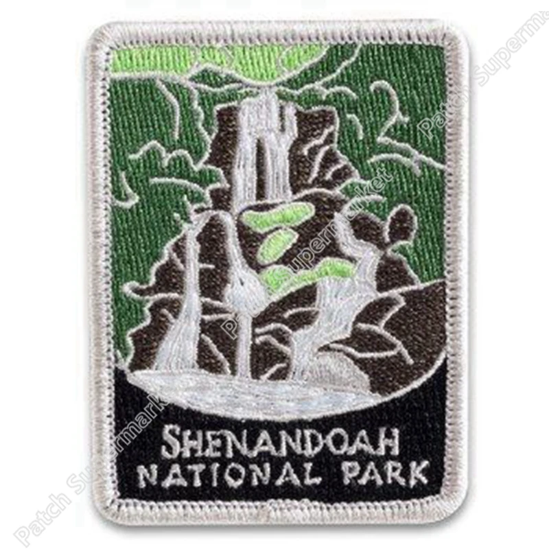 3 дюймовые нашивки SHENANDOAH сувениры для путешествий Нагрудный значок с вышивкой в