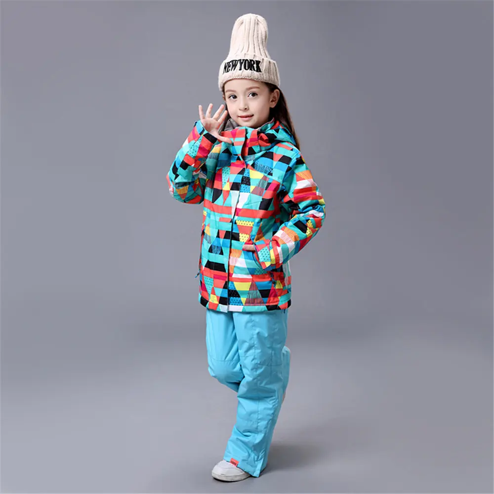 Зимняя Детская толстовка GSOU лыжный костюм теплые зимние пальто ветрозащитные