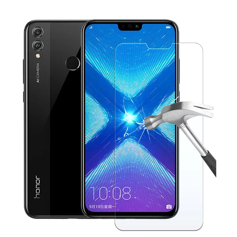 Защитное стекло для Honor 8c 8lite 8x Max закаленное Huawei Honor8 8 C X C8 X8 8xmax Защитная пленка