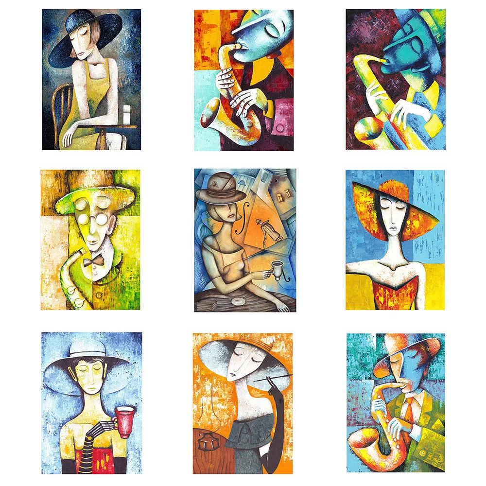 

Cartoon Woman Lady DIY Diamond Painting Cross Stitch Full Square Drill Handmade Picture of Rhinestone Embroidery Room Decor Art