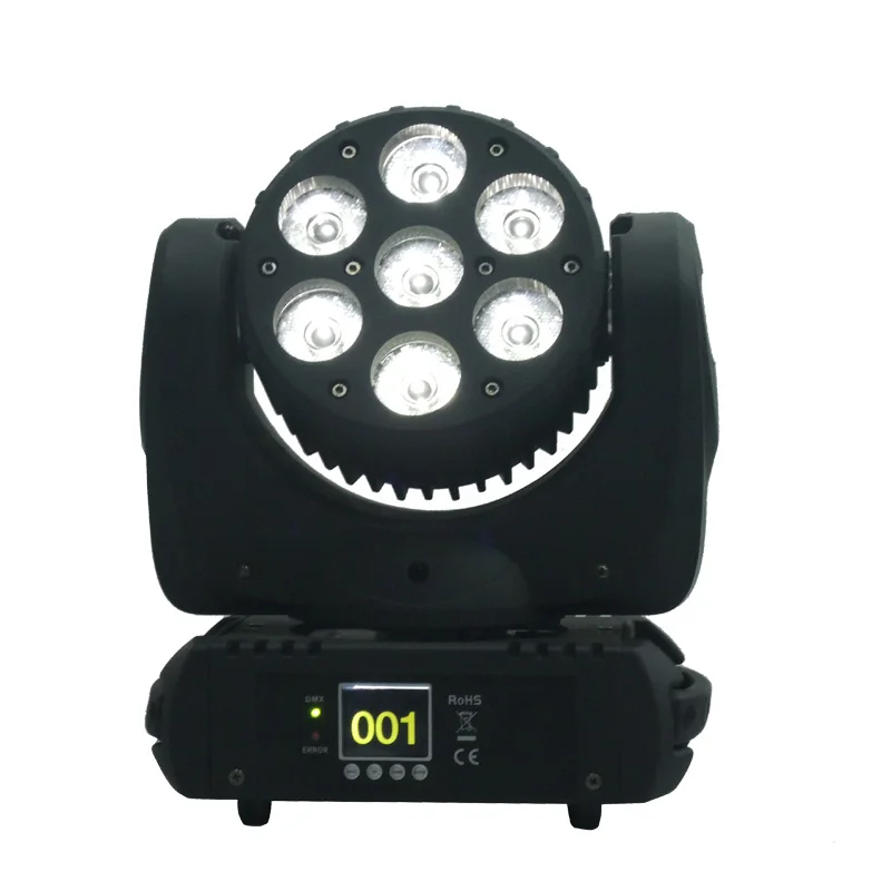Мини sharpy концертный ночной клуб 7*15 Вт RGBW 4 в 1 Сильный луч led сценический