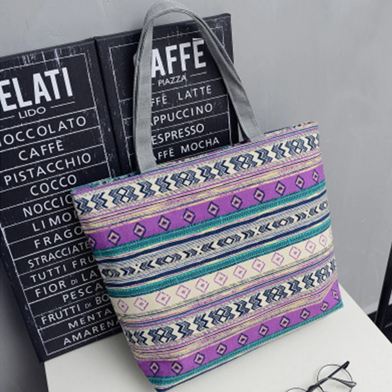 Летние сумки для женщин и девушек Повседневная сумка модная в полоску с принтом