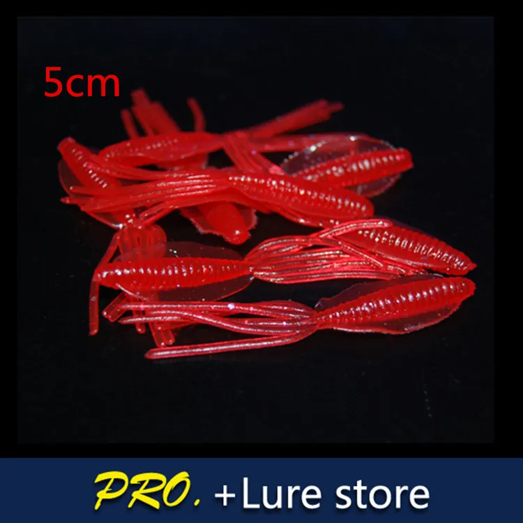 Free shipping 100pcs 5cm soft fishing worm baits artificial squid lure small plastic silica tackle | Спорт и развлечения
