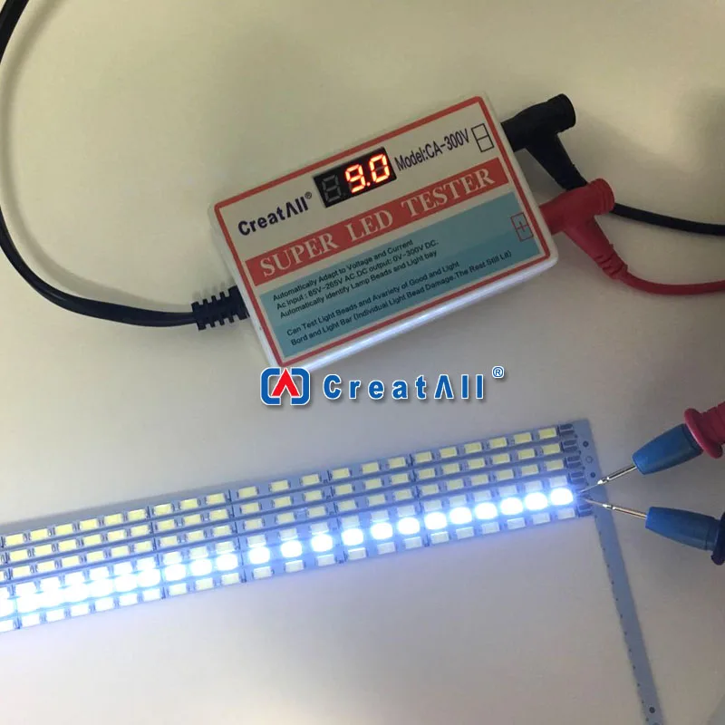 0-300 v LED StripTV монитор ноутбука Подсветка светодиодные лампы Европейским регулирования бисера обнаружить Testertool без коммутатора