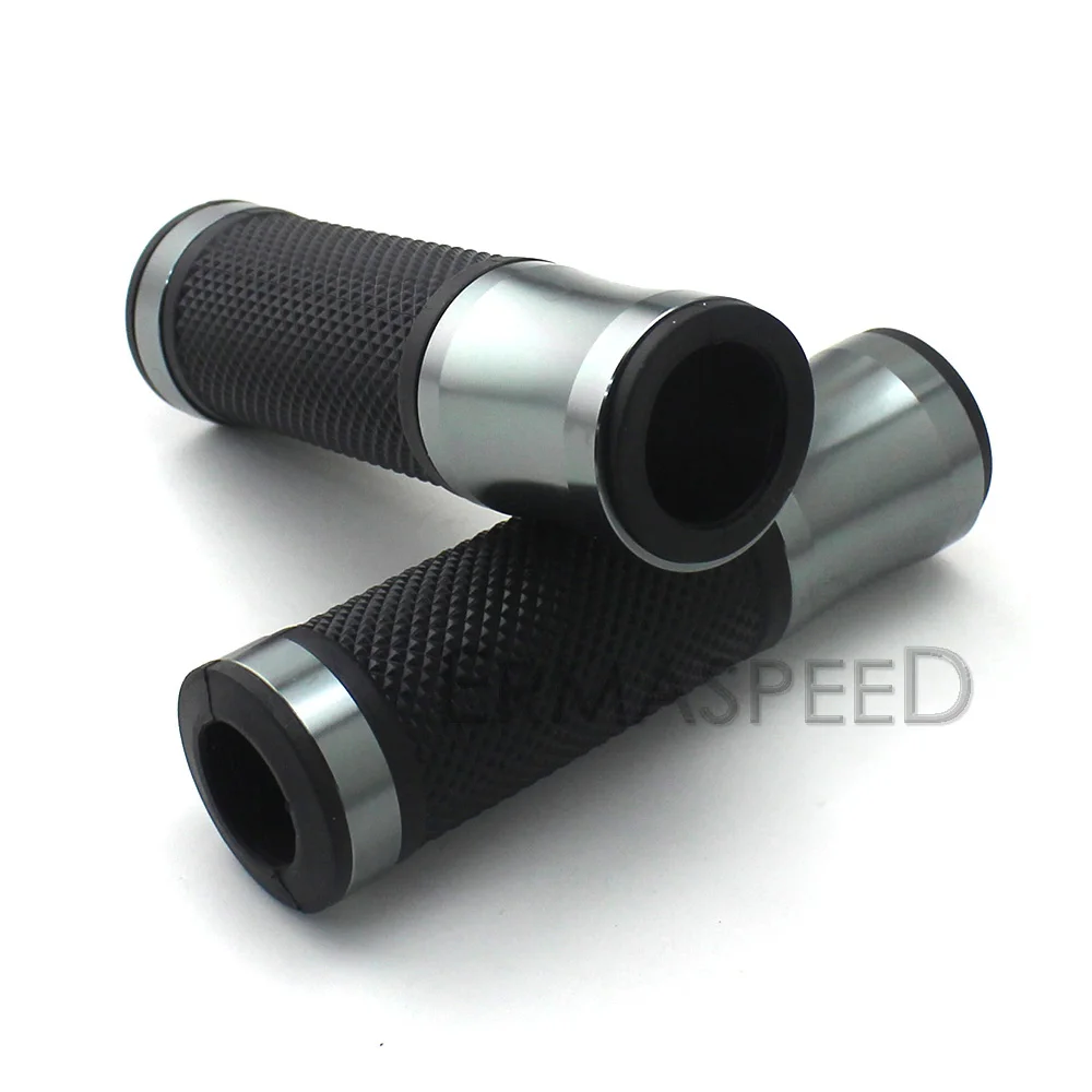 1 пара 7/8 &quot22 мм Универсальный мотоцикл ручками ЧПУ Алюминий + резина красные