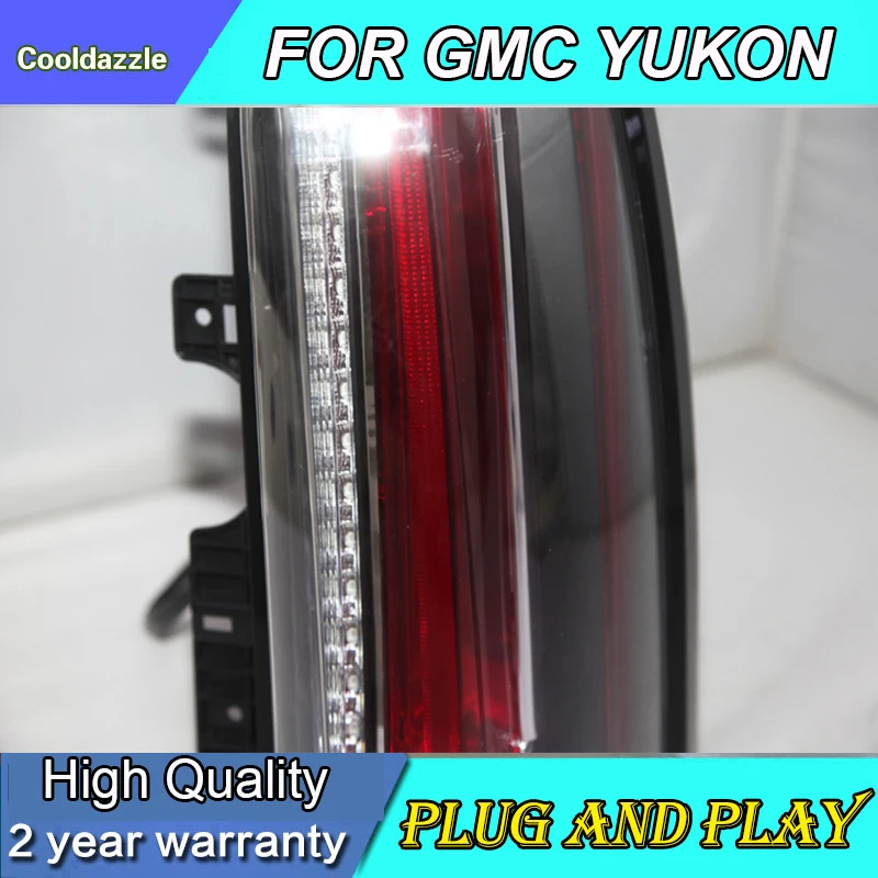 Автомобильный Стайлинг чехол для GMC Yukon полосы светодиодный задние фонари 2004 2005