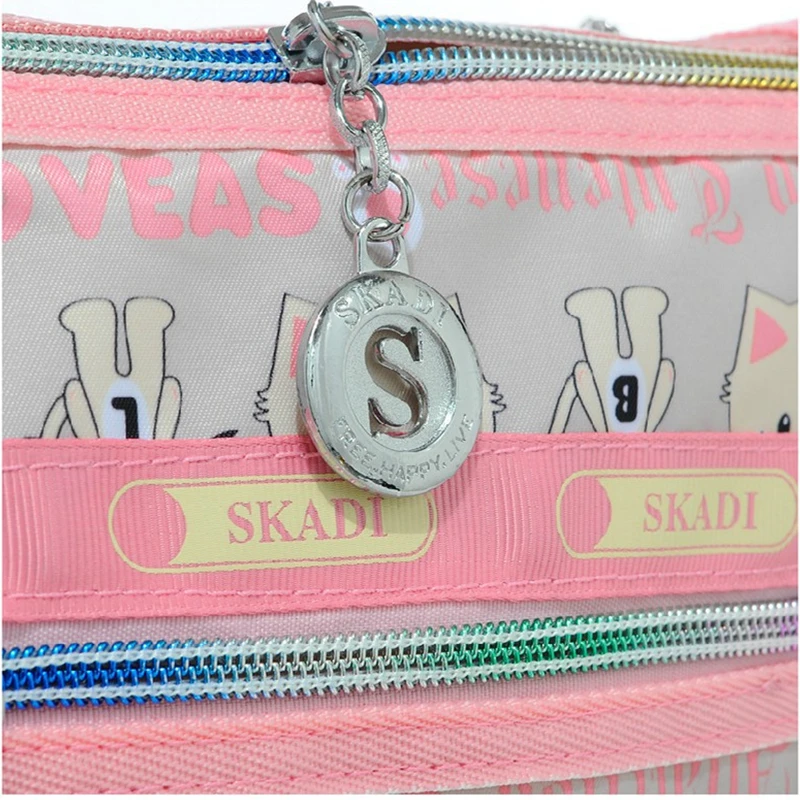SKADI Bolsa De нейлоновые сумки-мессенджеры женские сумки через плечо с цветочным