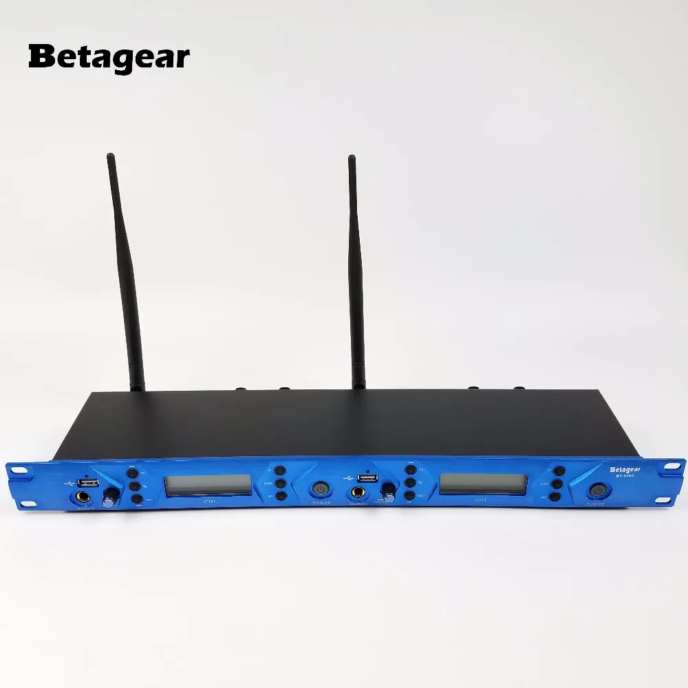저렴한 Betagear-전문 무선 인이어 모니터 시스템 BT5012, 무대 녹음 스튜디오 7 수신기 개인용 인이어 모니터 시스템
