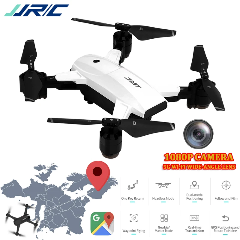 JJRC Дрон H78G 5G WiFi FPV 1080 P широкоугольная HD камера GPS Квадрокоптер двойной режим