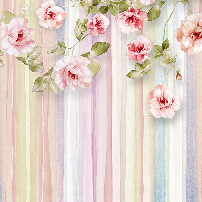 3D фотообои на заказ обои в европейском стиле с розами для гостиной дивана спальни