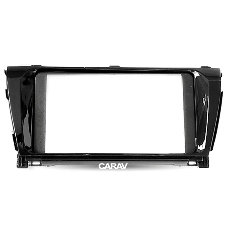 CARAV 11-461 Double Din Fascia For TOYOTA Corolla 2013-2016 (Left wheel) Radio DVD Stereo Panel Dash Mounting Installation Trim |