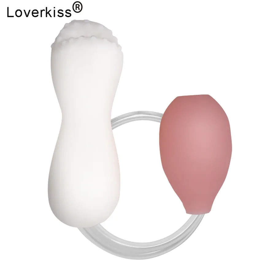 Мужской всасывающий насос Loverkiss ручной для мужской мастурбации пениса Сжимаемый