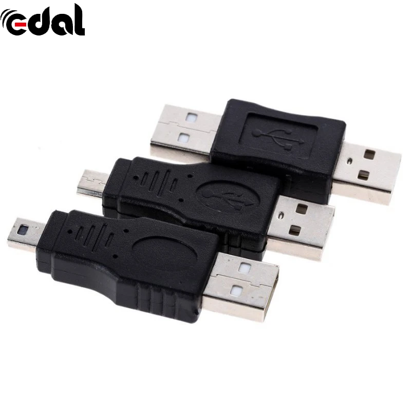 Переходник-переходник OTG 5 Pin F/M Переходник USB штекер-гнездо Micro Mini для компьютера