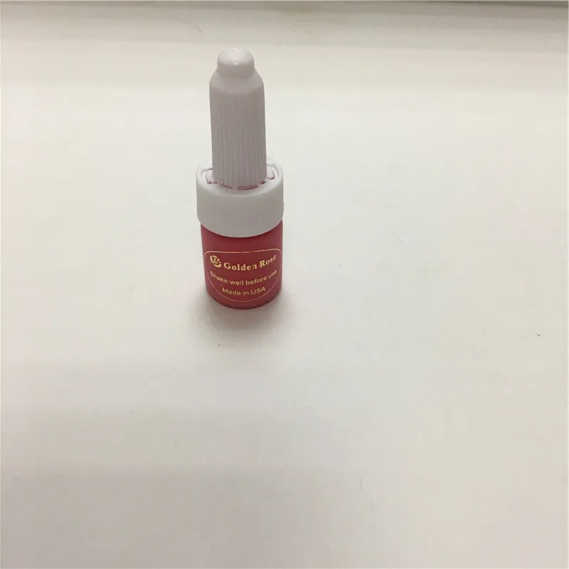 2 шт Розовый Цвет Косметическая тату машина краска пигмент для бровей подводка