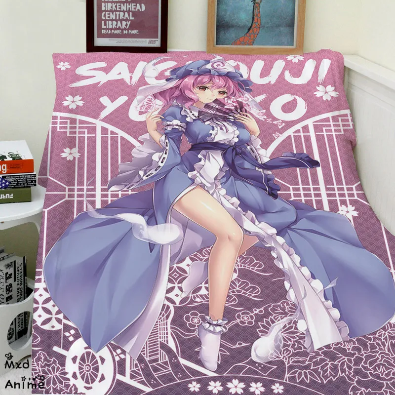 Японское аниме TouHou Project мягкое Фланелевое Флисовое одеяло декоративные одеяла