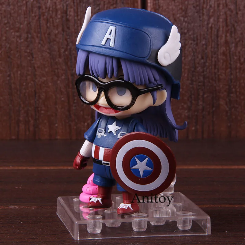 Nendoroid Dr Slump Arale Norimaki косплей Капитан Америка Arale кукла ПВХ Dr. Slump фигурка Коллекционная модель игрушки