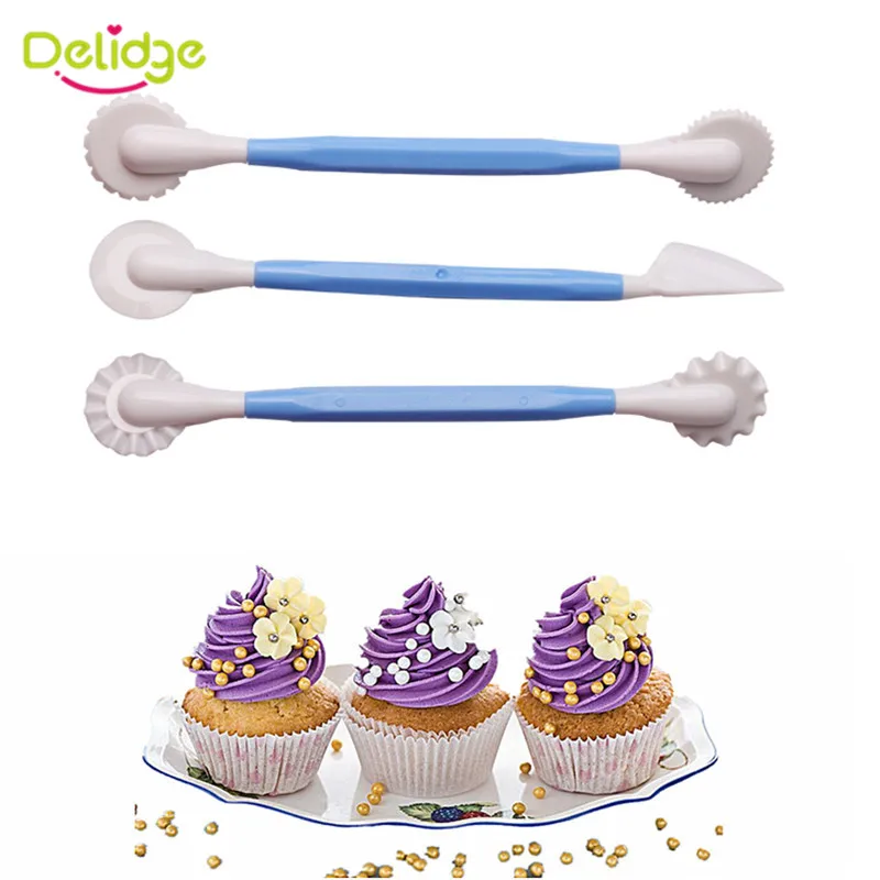 Delidge 3 шт./компл. пластиковая искусственная декоративная ручка 6 шаблонов