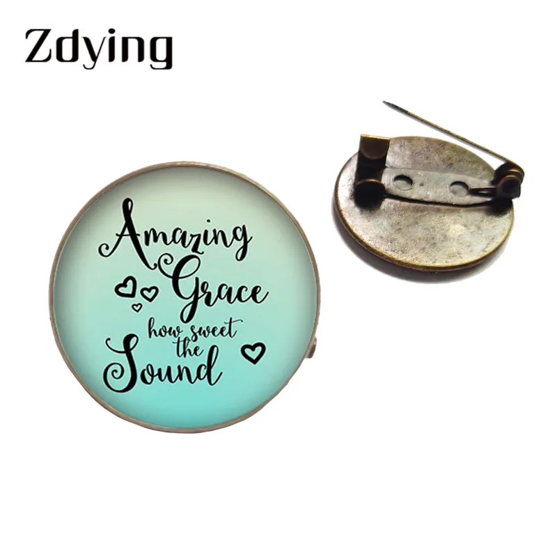 ZDYING Christian Jewelry вдохновляющие библейские Броши Потрясающие как сладко вокруг