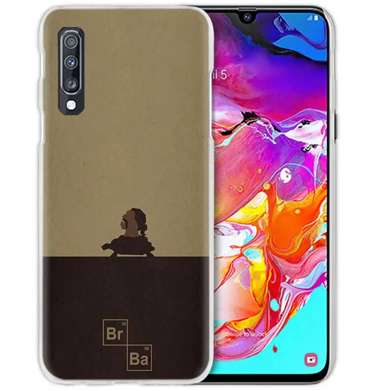 01 Чехол с принтом «во все тяжкие» чехол для samsung Galaxy A50 A70 A20e A40 A30 A20 A10 A8 A6 плюс A9 A7 жестркий прозрачный пк чехлы для телефона с бумажником и крышка - Цвет: 01