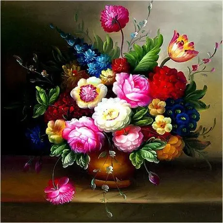 

11/16/18/27/28 Needlework DIY Cross stitch,Sets For Embroidery kit, Flower Vase pattern Cross-Stitch decoration Oil painting