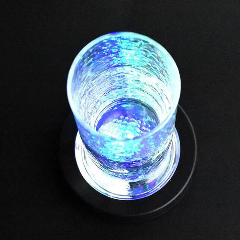 120 шт. RGB меняющая цвет Светодиодная подставка мигасветильник Пиво Вино бокал