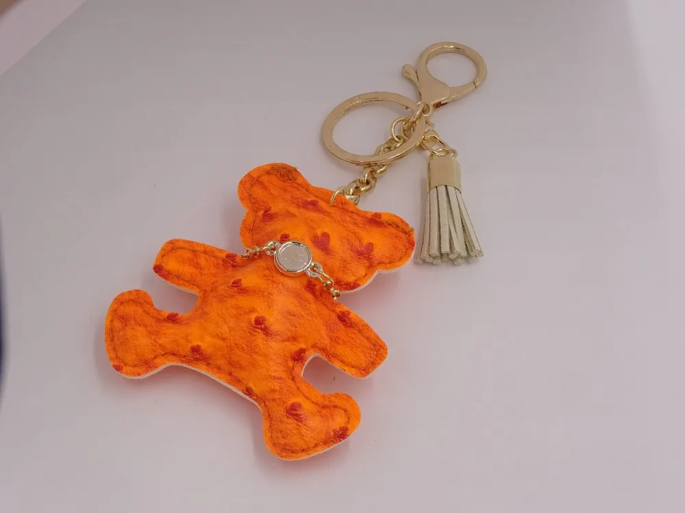 Изящная оранжевая Милая Новинка автомобильный брелок ювелирные изделия сумка