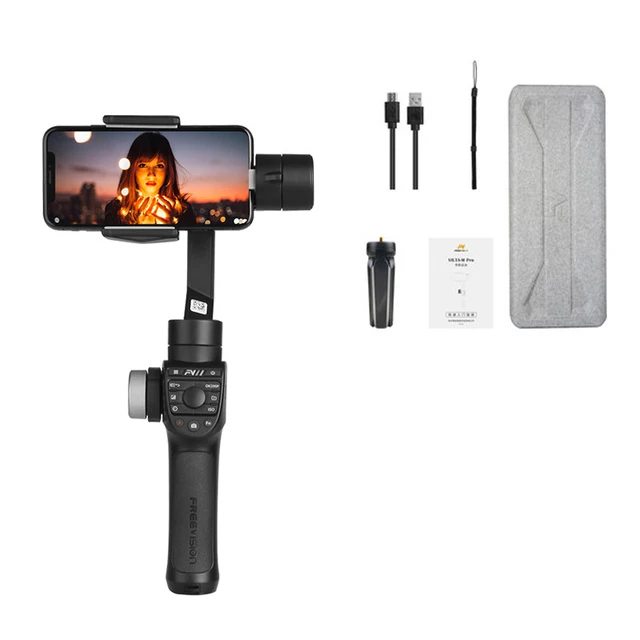standard Freevision Vilta-M Pro 3-осевой карданный стабилизатор смартфона для телефона IPhone huawei Gopro Vlog samsung стабилизатор для мобильного телефона - Цвет: standard