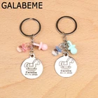 10 шт., брелок для ключей с именем на заказ