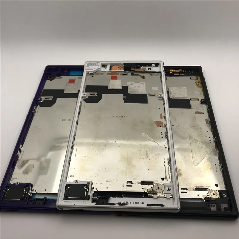 Оригинальная средняя передняя рамка для Sony Xperia Z Ultra XL39h XL39 C6802 C6806 C683 Корпус