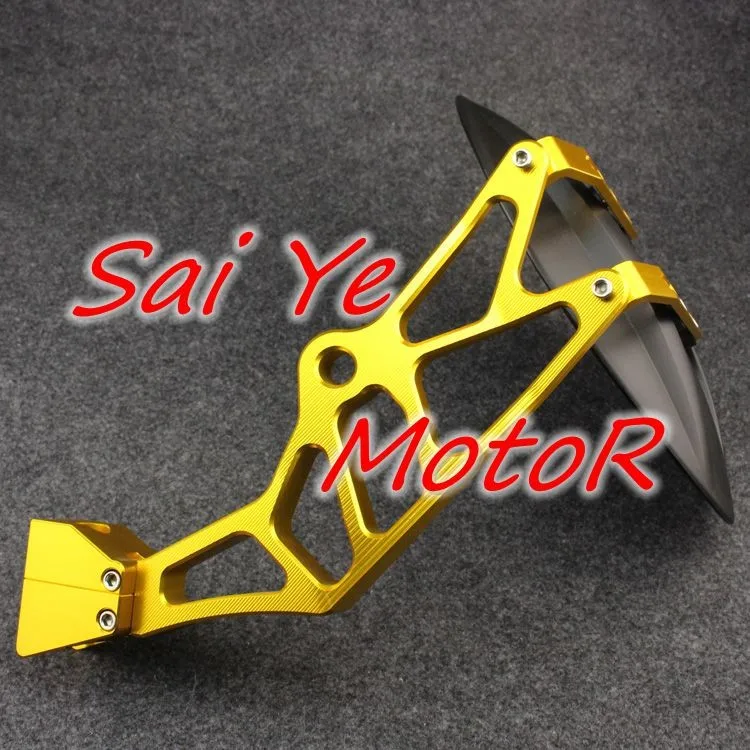 

For KAWASAKI ZR1000 Z1000SX 2010-2011 2012-2013 Motorcycle CNC Aluminum Refit Rear Wheel Tire Fender Mudguard Block Masonry Gold